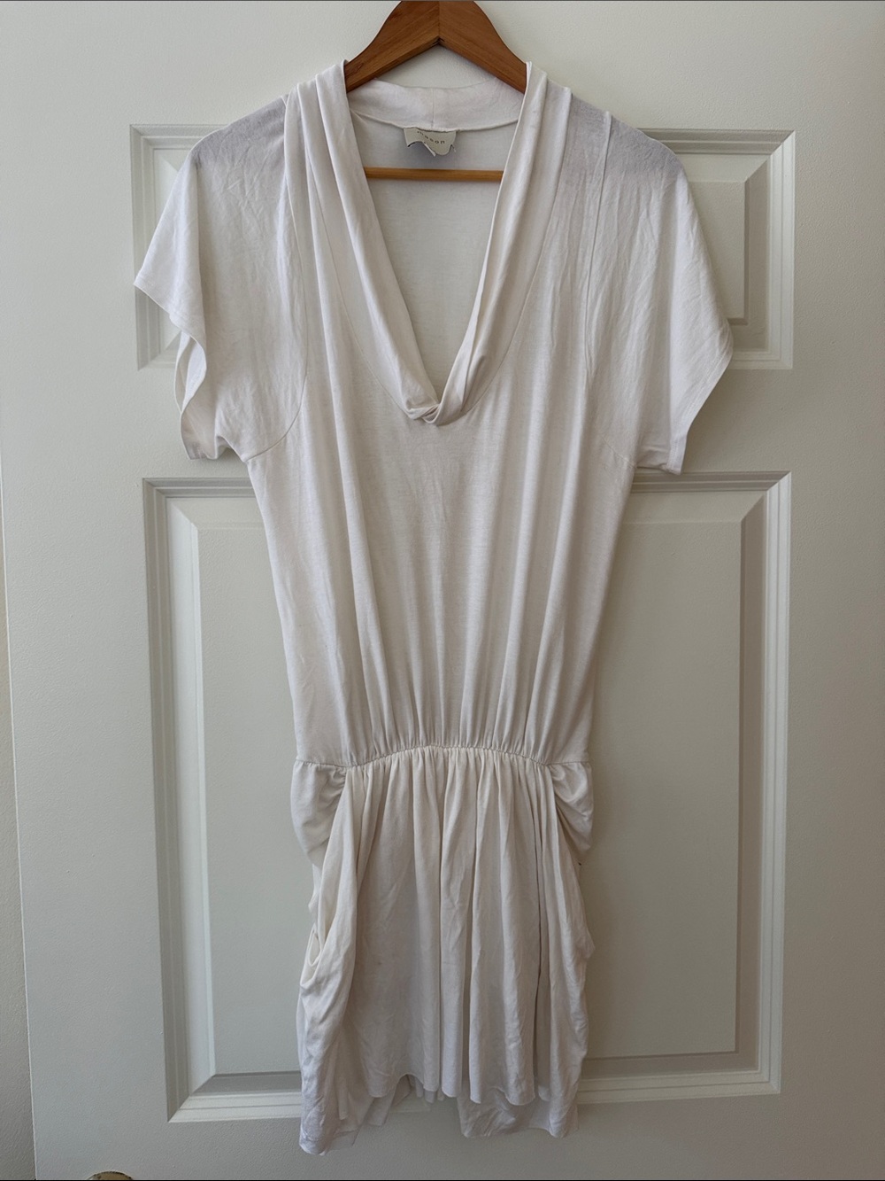 Mason by Michelle Mason Cream Mini Dress